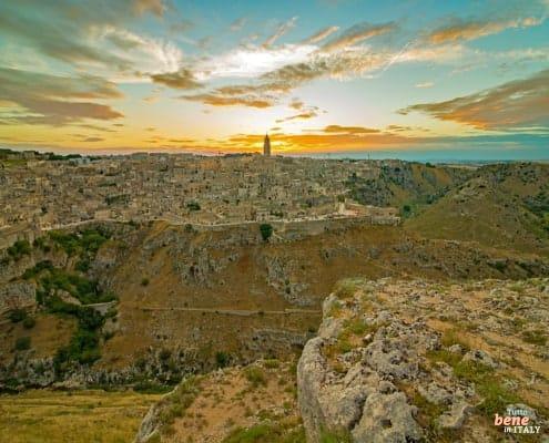 View of Matera • m24o View of the Sassi of Matera and the Gravina of Matera, Murgia Materana Park