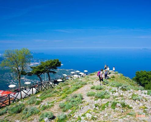 Terrazza Belvedere of Monte Faito overlooking the Gulf of Naples