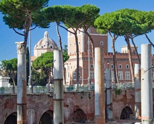 The Basilica Ulpia in the Trajan Forum • m24o Columns of the Basilica Ulpia, the largest basilica in ancient Rome