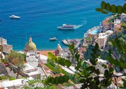 Positano Amalfiküste, Italien • m24o Blick auf die Küste von Positano