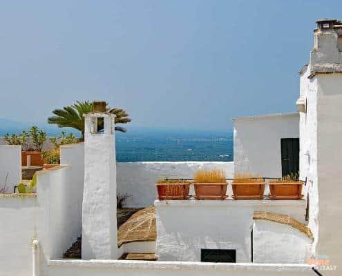 The famous white houses of Ostuni in Puglia, Italy