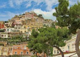 Houses of Positano • m24o Positano is the most picturesque village on the Amalfi Coast, Campania