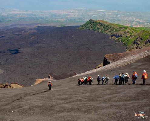 Guided tour to the Etna, single vacation group