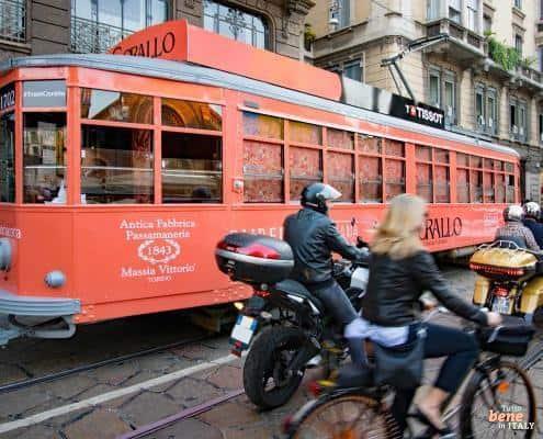 Historical Tram in Milan • m24o Travelling around Milan on the historical tram. Rental of tram for groups.