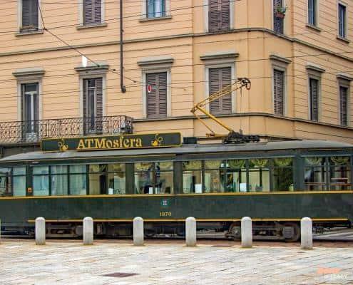 Historische Straßenbahn Mailand mit Dinner