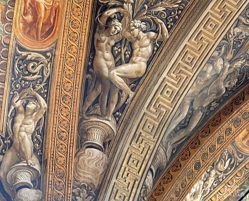 Parma Detail im Dom • m24o Malerein und Skulpturen im Dom von Parma