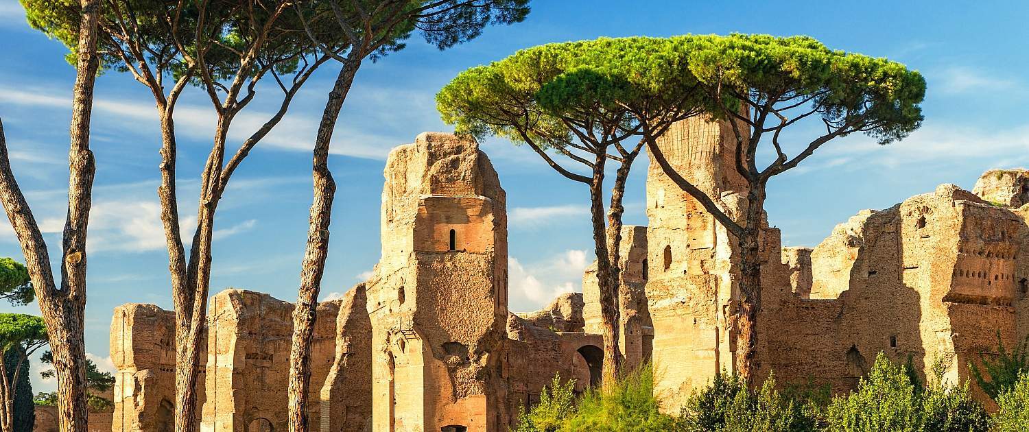 Rome, Caracalla ancient thermal baths