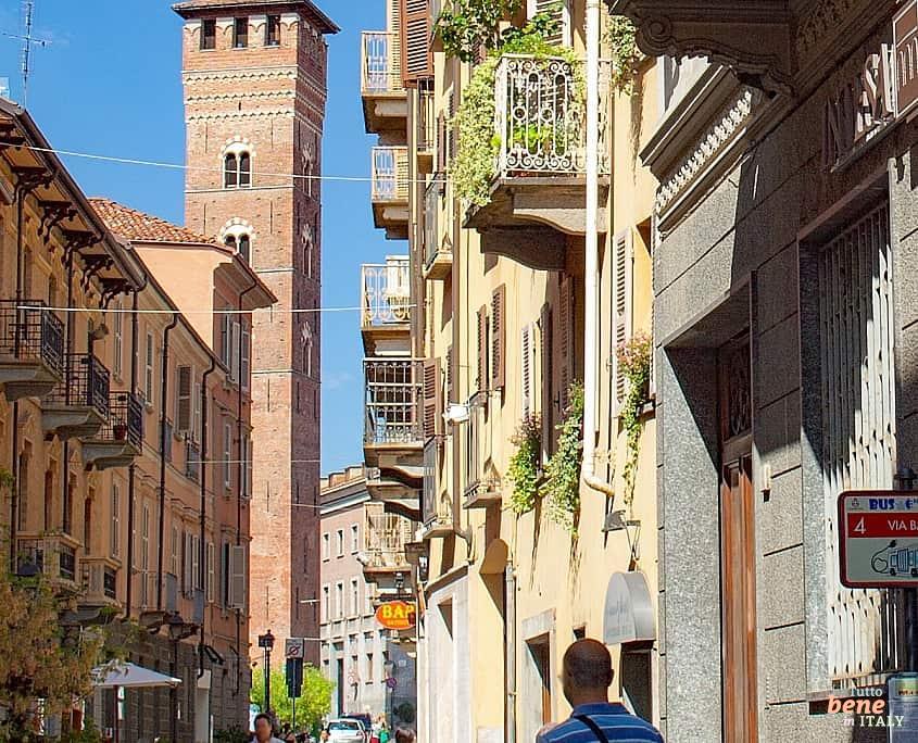 Torre Troiana in Asti, Piedmont Italy • m24o The complex of the Palazzo and the prestigious Torre dei Troja was built on a Roman area.