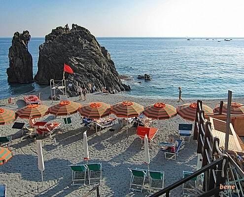 Beach of Monterosso al mare, Cinque Terre • m24o Monterosso al Mare Beach in the Cinque Terr