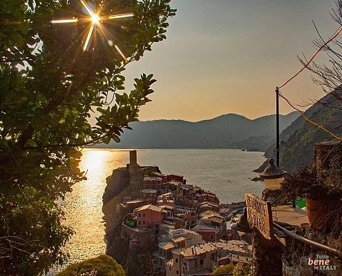 Sunset in Vernazza Cinque Terre, Italy • m24o Romantic Sunset in Vernazza Cinque Terre, Italy