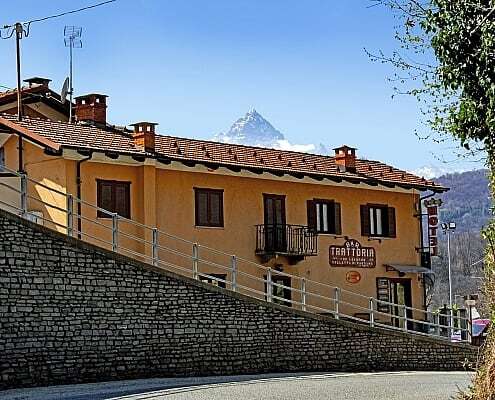 Hotel Ristorante La Colletta in Paesana, Piemont, Italien