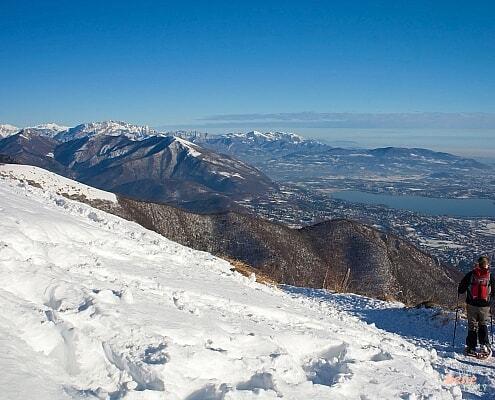 Blick über den Comer See und Po-Ebene • m24o Wanderung zum Monte Bolettone mit Blick über den Comer See und Po-Ebene