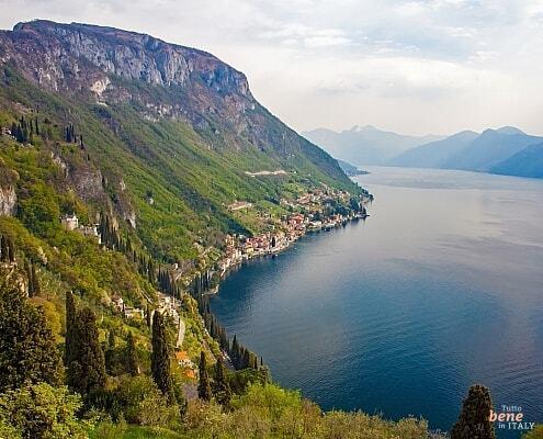 Hiking at the Como Lake, Fiumelatte, Lombardy