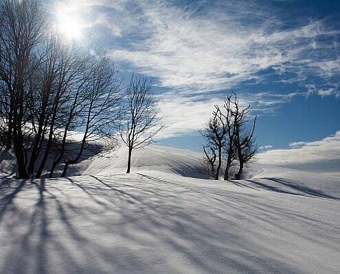 Winter hike at the Como Lake to Monte Palanzone