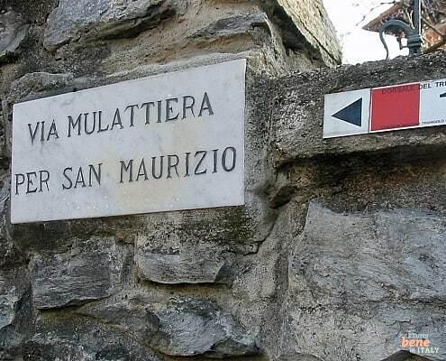 Lombardy Hiking at the Lake Como Via Mulattera to San Maurizio