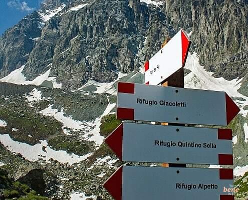 Piedmont Hiking to the Monviso mountain