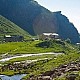 The spring of the Po river in the Piedmont Alps, Northern Italy