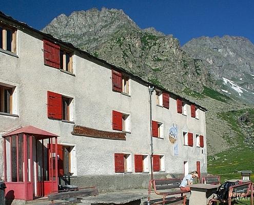 Hotel Pian del Re in the Po Valley in the Piedmont Alps, Northern Italy