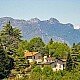Hiking in Lombardy with view to the Corni di Canzo at the Como Lake