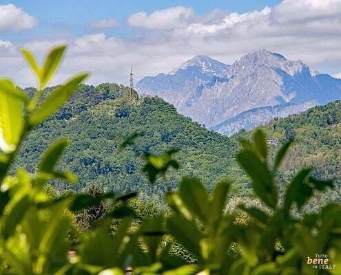 Hiking Lombardy view to the Grigna at the Como lake • m24o Hiking Lombardy with view to the Grigna at the Como Lake