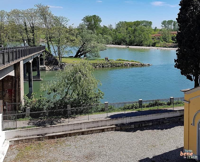 River Adda at Cassano in Lombardy