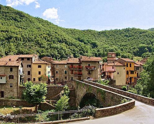Castelnuovo di Garfagnana in Tuscany Italy