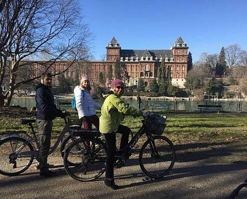 Guided bike tour in Turin with visit of the Parco Valentino