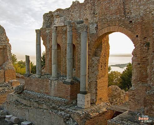 Das antike griechische Theater in Taormina