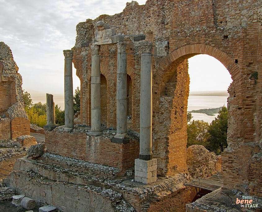 The ancient greek theater in Taormina • m24o The ancient greek theater in Taormina