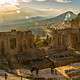 The ancient greek theater in Taormina