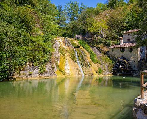 Ancient Mill Molinetto della Croda in Refrontolo, Treviso in Veneto, Italy