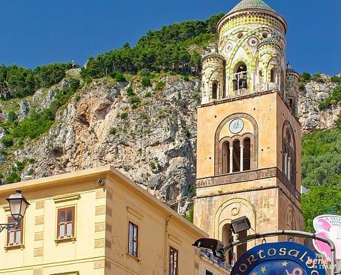 Kathedrale in Amalfi • m24o Kathedrale mit Glockenturm