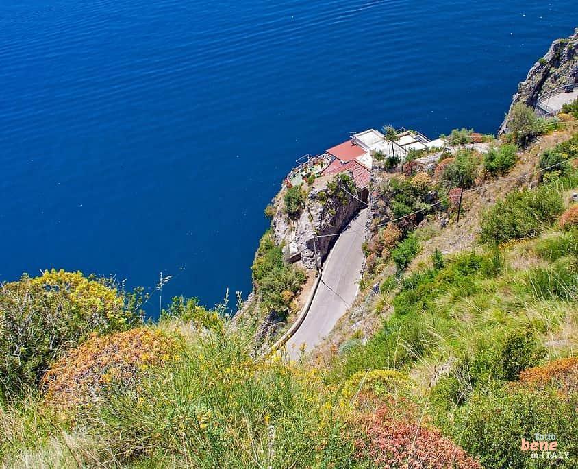 Furore colorful mixture of lemon and olive trees at the Amalfi Coast • m24o Furore colorful mixture of lemon and olive trees at the Amalfi Coast