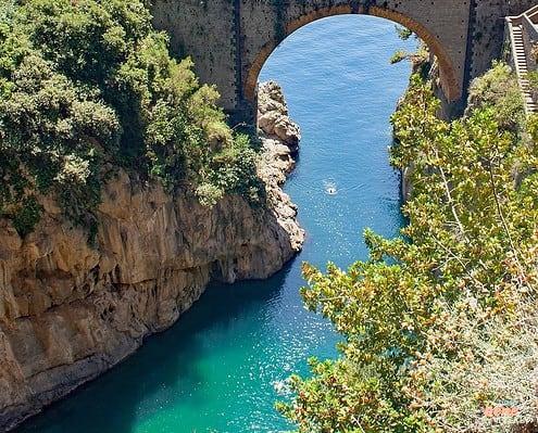 Picturesque Furore Fjord on the Amalfi Coast • m24o Picturesque Furore Fjord on the Amalfi Coast