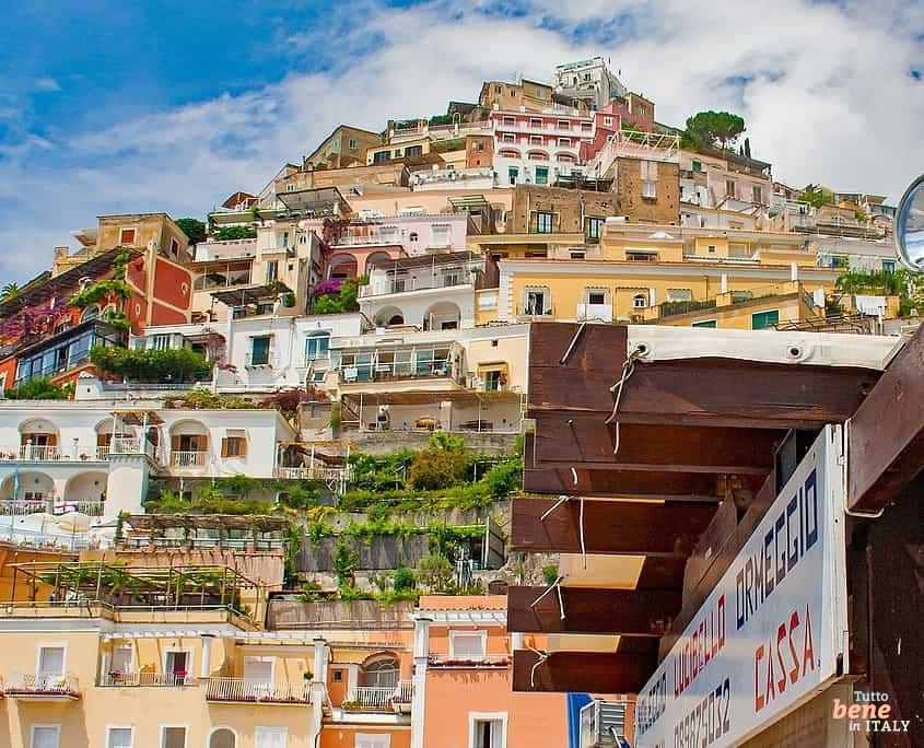 Strand von Positano an der Amalfiküste • m24o Strand von Positano an der Amalfiküste