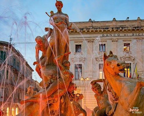 Syrakus in Sizilien Italien