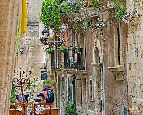 Syrakus in Sizilien Italien