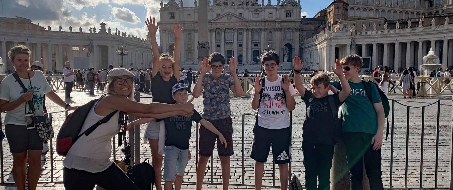 Visit fo St. Peter's Basilica during the shore excursion to Rome