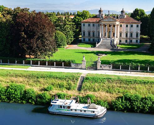 Venezianische Villa am Brenta-Kanal in Padua