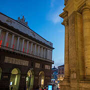 Evening View of Teatro di San Carlo with Galleria Umberto I
