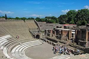 The Large Theatre, Pompeii • m24o The Large Theatre, Pompeii - Built in the 2nd century BC, it could accommodate some 5,000 spectators.