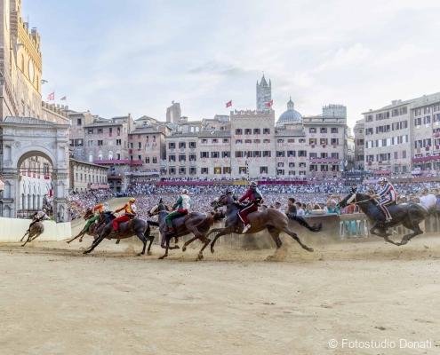 The Palio di Siena Festival on the Piazza del Campo