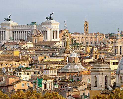 Rome is the Best City to visit in Italy • m24o Panorama of Rome, Italy
