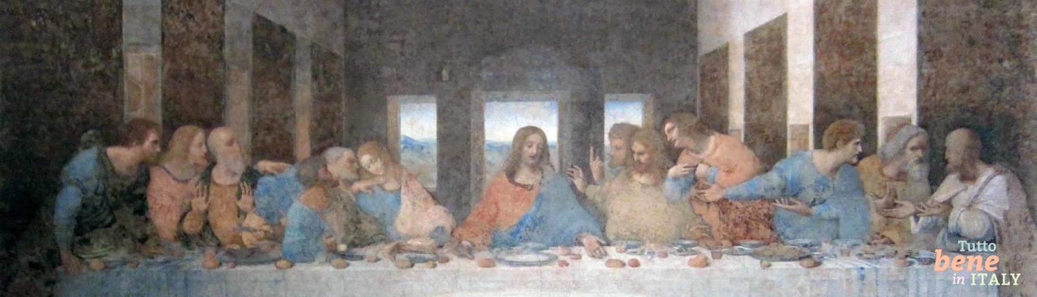 Leonardo da Vinci Das Letzte Abendmahl Mailand Santa Maria delle Grazie Das Letzte Abendmahl von Leonardo da Vinci im Refektorium der Kirche Santa Maria delle Grazie in Mailand.