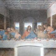 Leonardo da Vinci Das Letzte Abendmahl Mailand Santa Maria delle Grazie • m24o Das Letzte Abendmahl von Leonardo da Vinci im Refektorium der Kirche Santa Maria delle Grazie in Mailand.