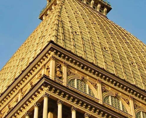 The symbol of Turin is Mole Antonelliana