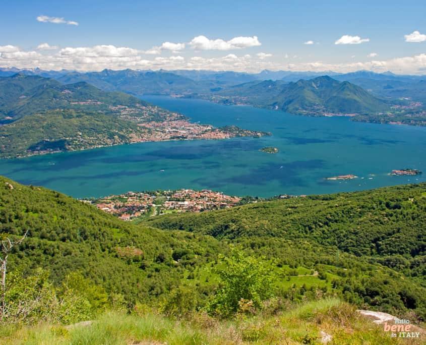 Lago Maggiore with the Borromean Islands in Northern Italy