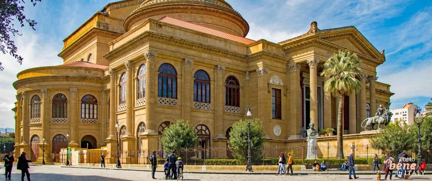 Das Teatro Massimo in Palermo ist das größte Opernhaus Italiens und eines der größten in Europa.