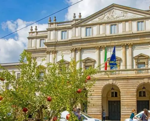 The Teatro alla Scala also houses the theater museum