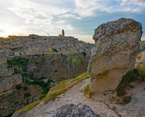 Matera the town of the Sassi, the rock houses